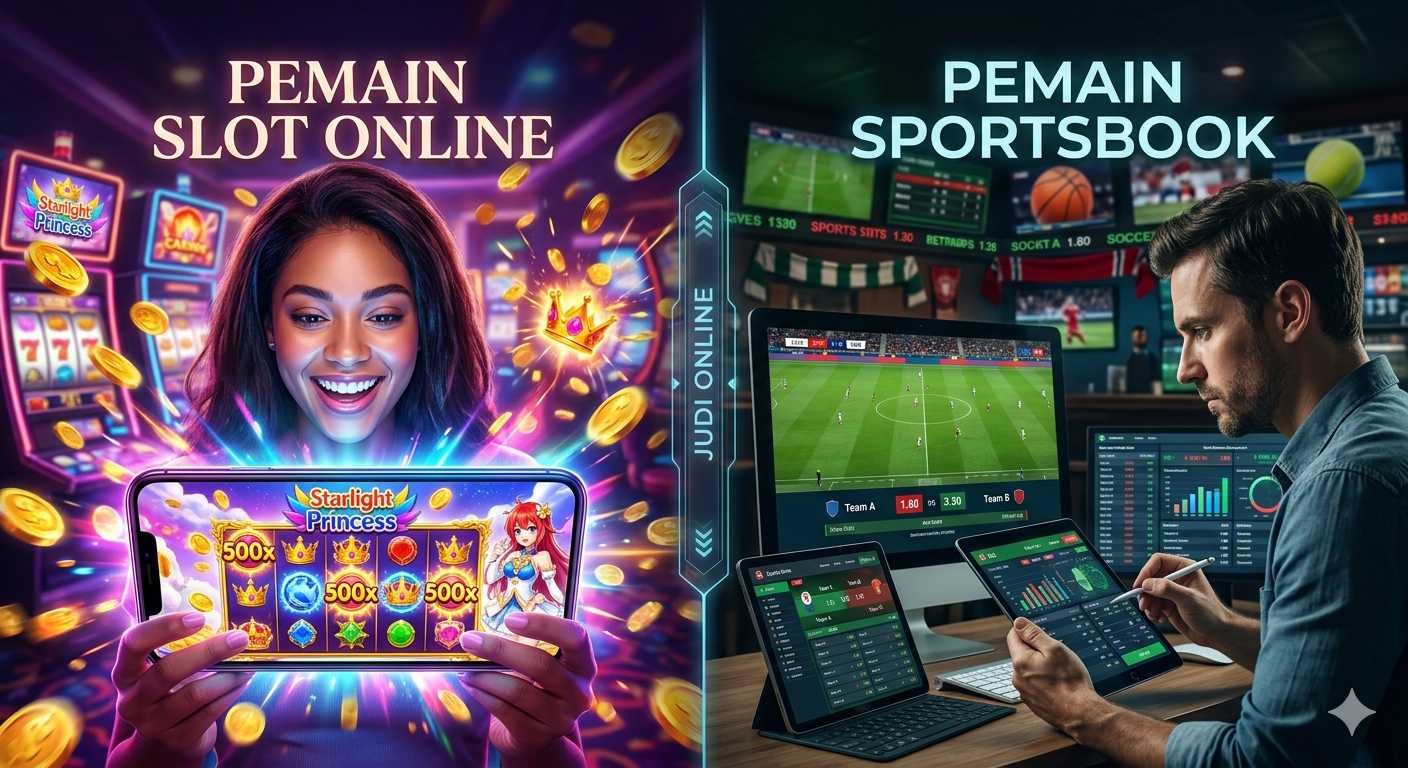 Perbedaan Pemain Slot Online Dan  Pemain Sportsbook Di Situs Judi Online