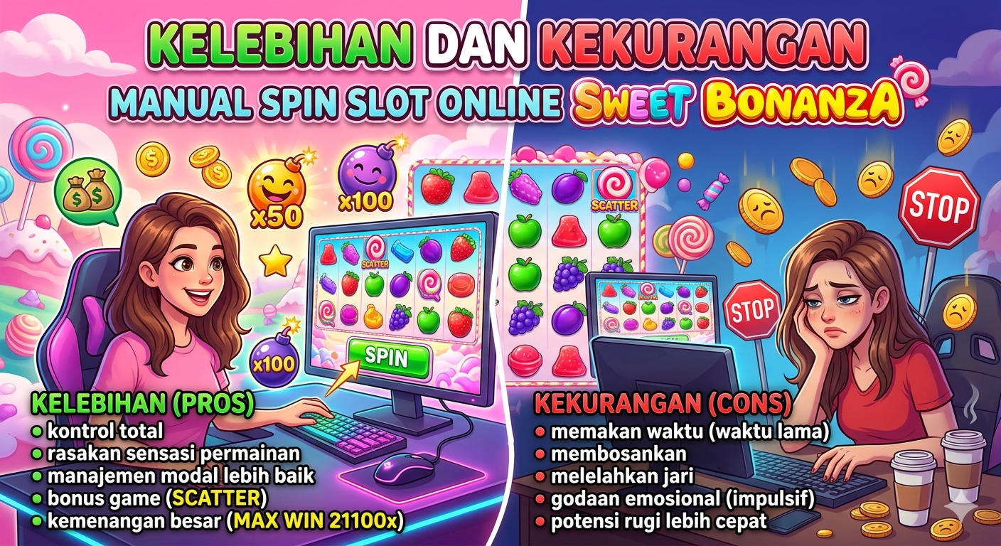 Kelebihan Dan Kekurangan Manual Spin Slot Online Sweet Bonanza