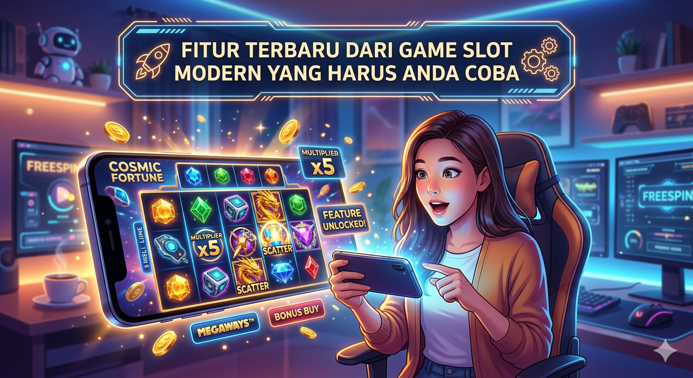 Fitur Terbaru Dari Game Slot Modern Yang Harus Anda Coba