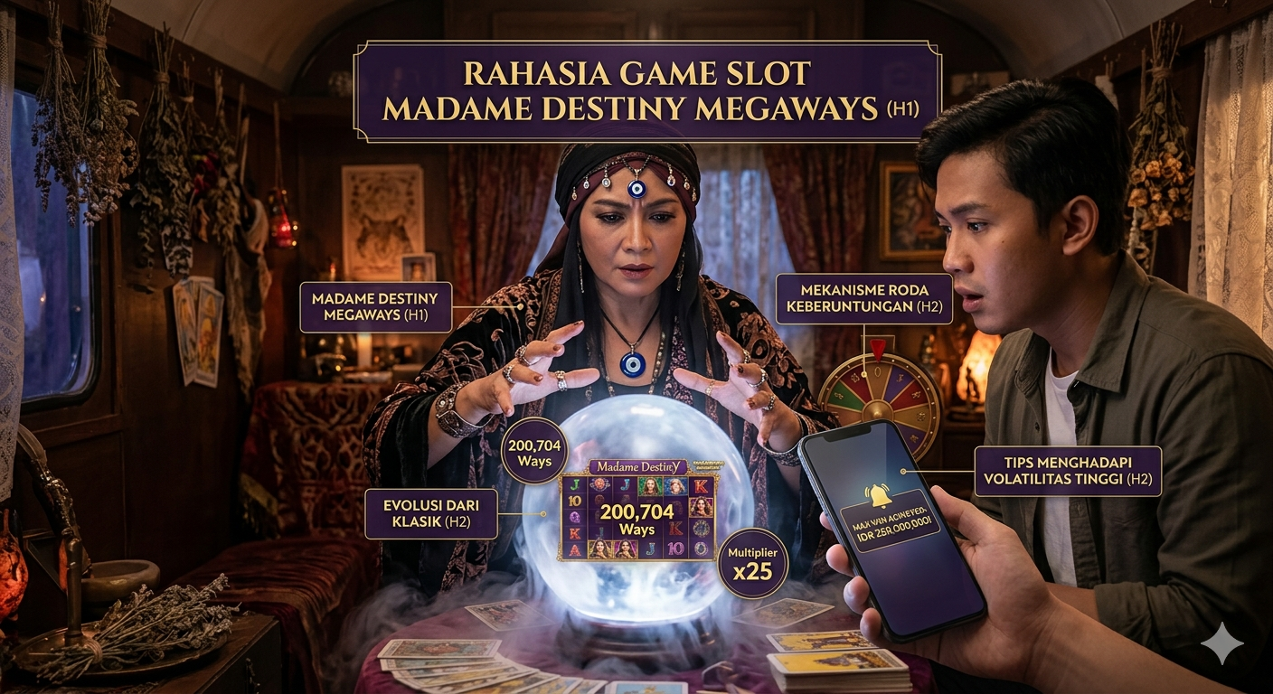 Rahasia Game Slot Madame Destiny Megaways